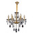 Bromley 6 Light Crystal Traditional Candle Chandelier
