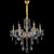 Bromley 6 Light Crystal Traditional Candle Chandelier-1