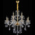 Bromley 12 Light Tier Crystal Traditional Candle Chandelier-1