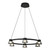 Rocket 6 Light Black 3CCT LED Ring Pendant