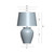 Kash Brown Ceramic Jar Table Lamp-1