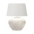 Josh White Textured Rustic Ceramic Table Lamp