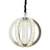 Spherical Chrome Crystal CCT LED Pendant Chandelier