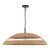 Vasili Oversized Natural Raffia Dome Pendant Light-6