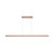 Tarra Sand Brown Dimmable 3CCT LED Linear Pendant-1