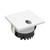 Aura 3W Square Recessed Narrow Opening Step Light - White