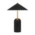 Anelie Black Travertine Coastal LED Table Lamp