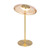 Carisse Amber Glass Minimalist Brass LED Table Lamp-2