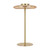 Carisse Amber Glass Minimalist Brass LED Table Lamp-4