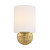 Sheryll Ivory Shade Antique Gold Wall Light-3