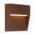 Toren Sand Corten IP65 Low Voltage Square LED Wall Light-1