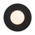 Vanni Black Travertine Opal Matt Glass Circular Wall Light