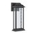 Varja Sand Black Textured Glass Rectangle IP43 Wall Light-2