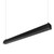 Iona Modern Linkable Linear 3CCT LED Pendant - Black