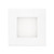 Aspen Recessed Square Tricolour LED Step Light - White