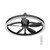 Catalina 21 Smart DC Ceiling Fan with LED and Remote - Matt Black