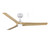 Cordoba 52 Smart DC Ceiling Fan with LED and Remote - Matt White & Oak