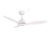 Elite 52 Matt White DC Smart Ceiling Fan with Remote