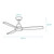 Legend 48 DC Ceiling Fan with Wall Controller - Matt White-2