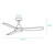 Zorro 48 DC Ceiling Fan with Remote - Matt White-2