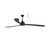 Norfolk Aero Smart DC Ceiling Fan with Remote - Matt Black & Walnut-2