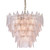 Fonteyn Clear Quartz Glass Round Chandelier