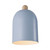 Gaston Scandinavian Bell Wall Light - Blue-2