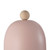 Gaston Scandinavian Bell Wall Light - Dusty Rose-4