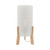 Eddie Matt White Mesh Metal Cylinder Table Lamp