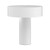 Nuri Matt White Minimalist Table Lamp