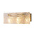 Roan Textured Rectangular Glass Gold Wall Light