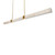Pauline Gold Horizontal Rectilinear Marble Pendant-5