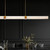 Pauline Gold Horizontal Rectilinear Marble Pendant-6