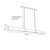Pauline Gold Horizontal Rectilinear Marble Pendant-11