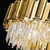 Athabasca Clear Crystal Round Chandelier - Gloss Gold-4