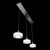 Ivoti 3 Light Crystal 3CCT LED Pendant with Remote - Gloss Chrome-2