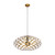 Alwar Gold Metal Contemporary Open Pendant Light-4