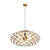 Alwar Gold Metal Contemporary Open Pendant Light-3