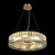 Varapoha Brushed Brass Crystal Round Chandelier-2