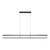 Regina Arched Frame 3CCT Linear LED Pendant - Black