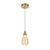 Wulai Teardrop Glass LED Pendant Light - Champagne-1