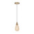 Wulai Teardrop Glass LED Pendant Light - Champagne-2