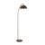 Camaya Dome Shade Arched Floor Lamp - Vintage Brass-2