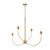 Hefei 4 Light Antique Gold Branching Chandelier-3