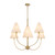 Hefei 6 Light Antique Gold Branching Chandelier-1