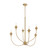 Hefei 6 Light Antique Gold Branching Chandelier-3