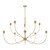 Hefei 10 Light Antique Gold Branching Chandelier-4