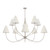 Hefei 10 Light Matt Nickel Branching Chandelier-3