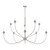Hefei 10 Light Matt Nickel Branching Chandelier-4