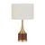 Elkhorn Walnut-Gold Table Lamp - Beige Shade-3
